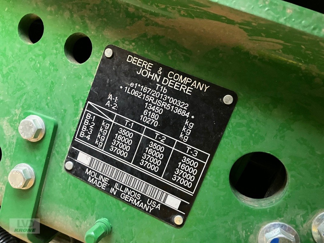 Traktor типа John Deere 6R 215, Gebrauchtmaschine в Alt-Mölln (Фотография 15)