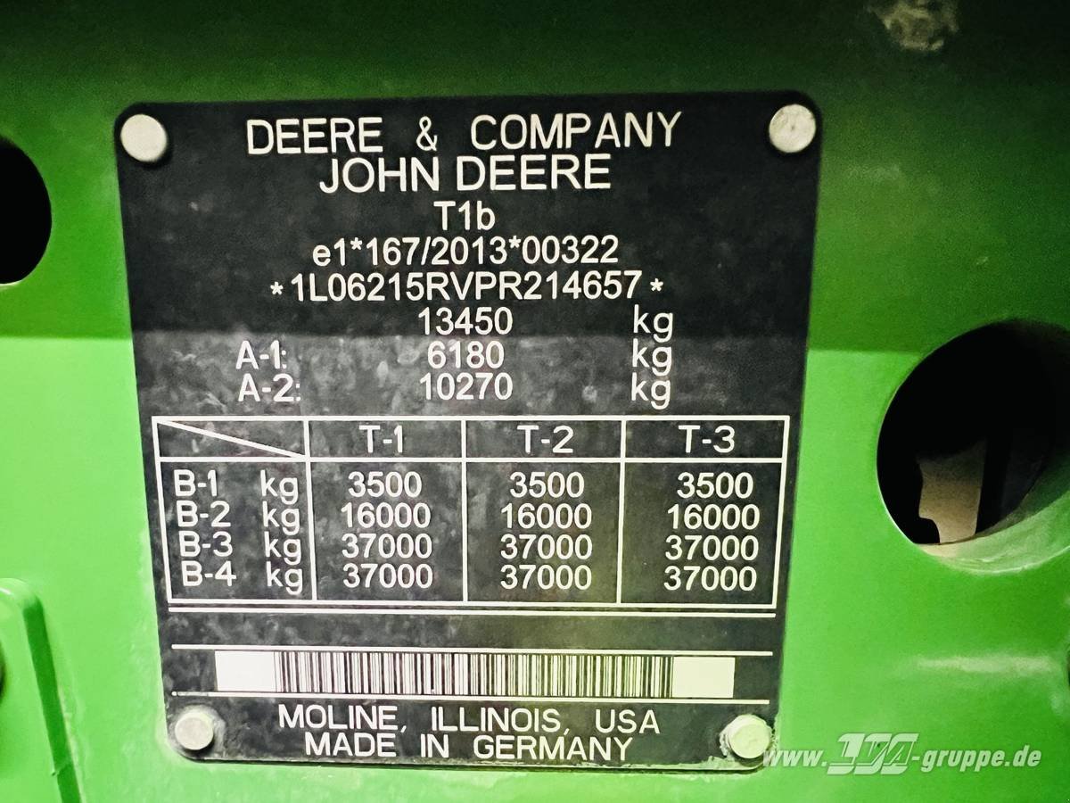 Traktor tip John Deere 6R 215, Gebrauchtmaschine in Sülzetal OT Altenweddingen (Poză 13)