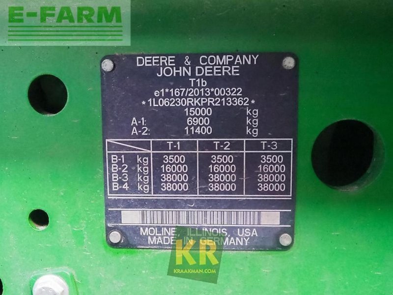 Traktor του τύπου John Deere 6r 230 #779282, Gebrauchtmaschine σε STEENBERGEN