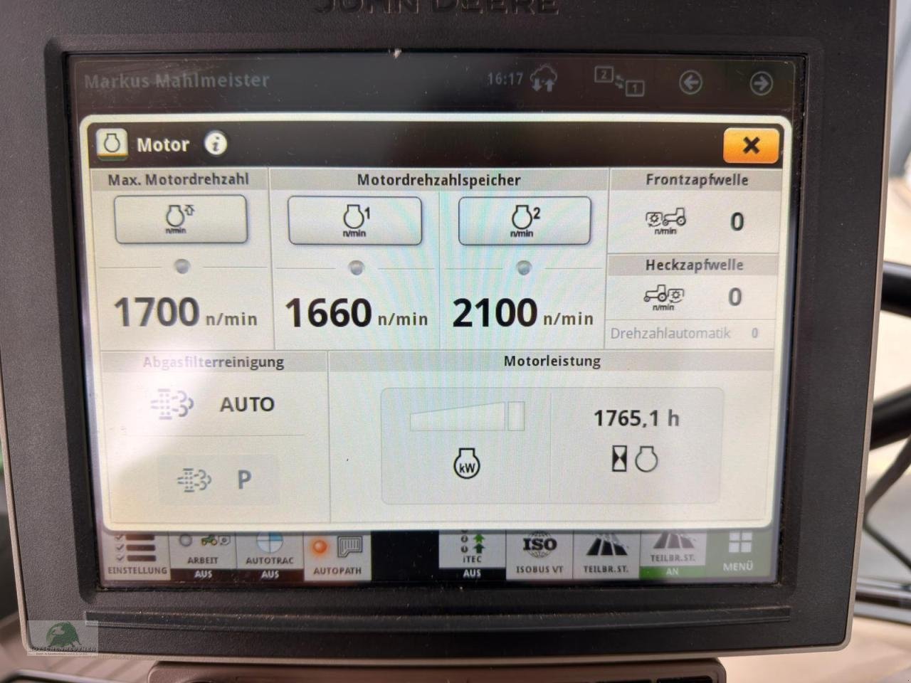 Traktor типа John Deere 6R 230 - Command PRO, Gebrauchtmaschine в Hofheim (Фотография 17)