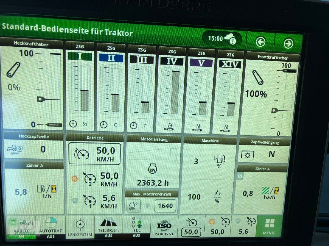 Traktor Türe ait John Deere 6R 230, Gebrauchtmaschine içinde Alt-Mölln (resim 12)
