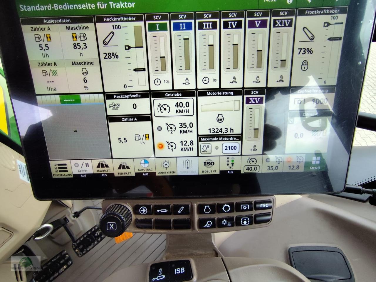Traktor typu John Deere 6R 250 - Command PRO, Neumaschine w Wasungen (Zdjęcie 12)