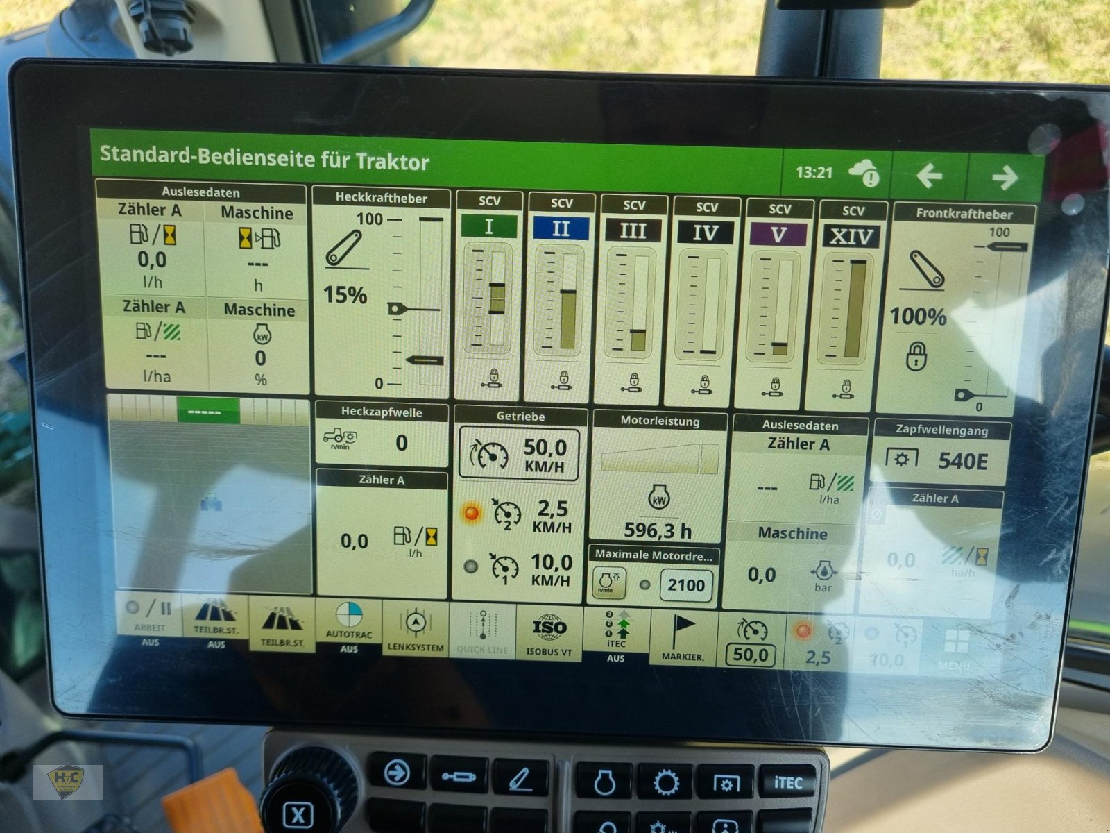 Traktor типа John Deere 6R 250 HvC 53, Gebrauchtmaschine в Willanzheim (Фотография 13)
