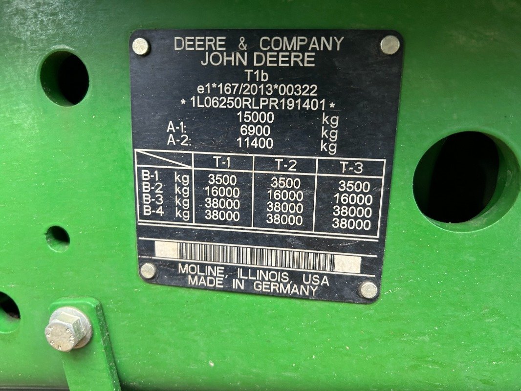 Traktor typu John Deere 6R 250 *MIETRÜCKLÄUFER*, Gebrauchtmaschine v Sittensen (Obrázek 23)
