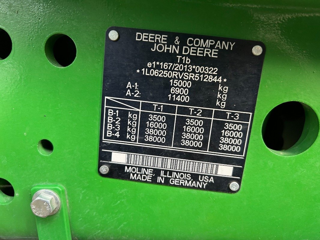 Traktor typu John Deere 6R 250 **MIETRÜCKLÄUFER**, Gebrauchtmaschine v Sittensen (Obrázok 24)