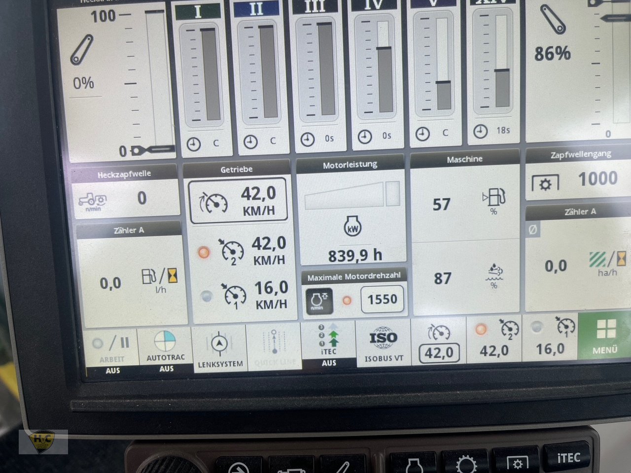 Traktor от тип John Deere 6R 250 Pro AutoTrac a29, Gebrauchtmaschine в Willanzheim (Снимка 12)