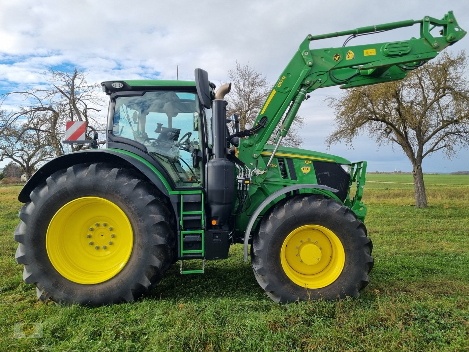 Traktor van het type John Deere 6R 250 Pro Autotrac Frontlader b45, Gebrauchtmaschine in Willanzheim (Foto 8)