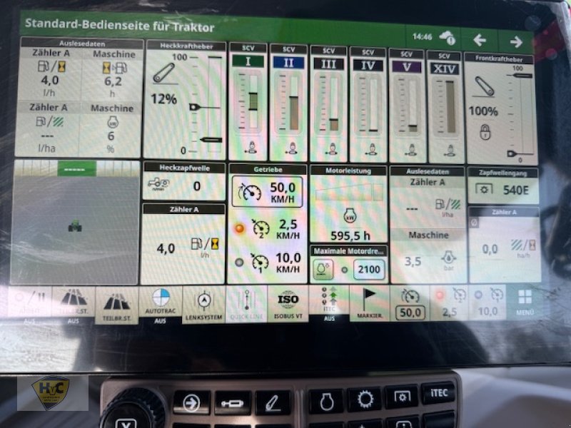 Traktor des Typs John Deere 6R 250 Pro AutoTrac hvc 53, Gebrauchtmaschine in Willanzheim (Bild 13)