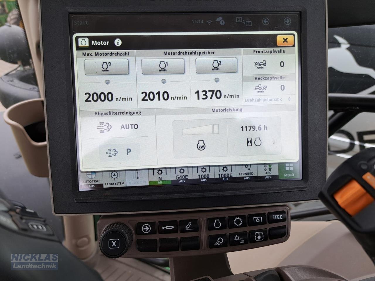 Traktor typu John Deere 6R 250 Ultimate Reifendruckregelanlage, Gebrauchtmaschine v Schirradorf (Obrázek 10)