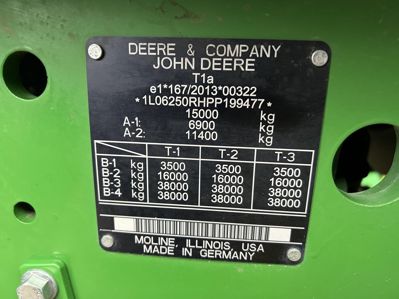 Traktor tipa John Deere 6R 250, Gebrauchtmaschine u Næstved (Slika 5)