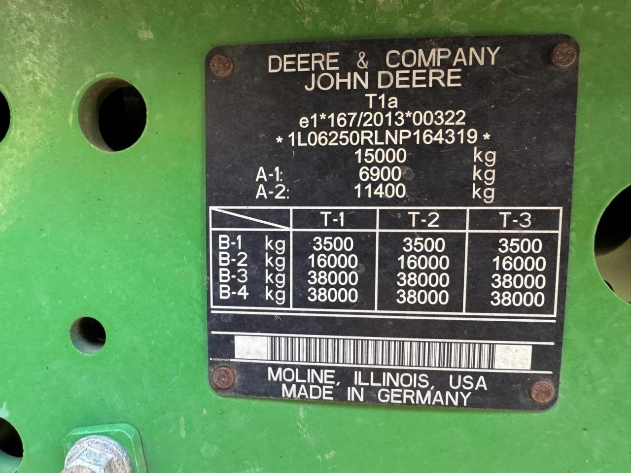 Traktor za tip John Deere 6R 250, Gebrauchtmaschine u Bramming (Slika 8)
