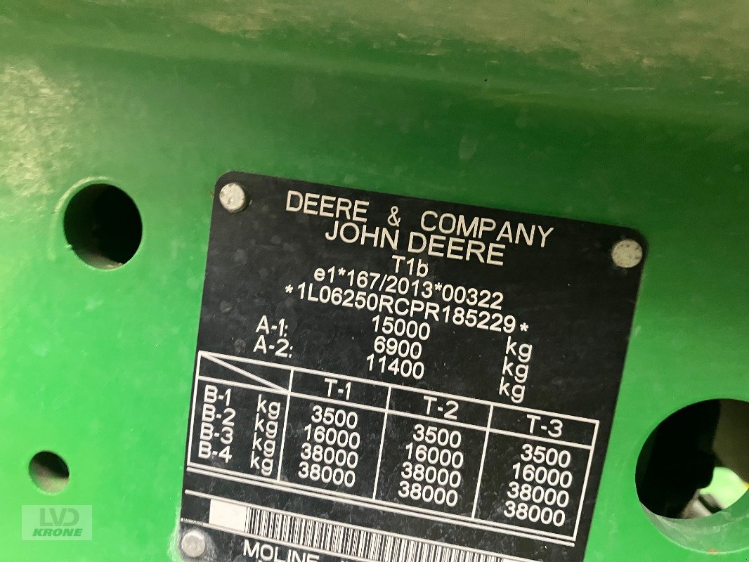 Traktor του τύπου John Deere 6R 250, Gebrauchtmaschine σε Spelle (Φωτογραφία 18)