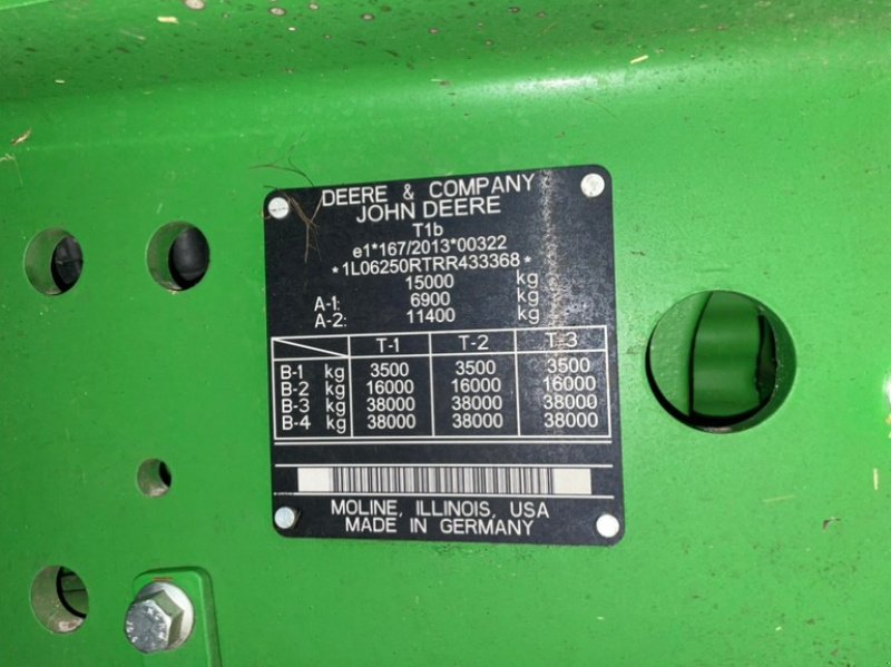 Traktor του τύπου John Deere 6R 250, Gebrauchtmaschine σε Sittensen (Φωτογραφία 15)