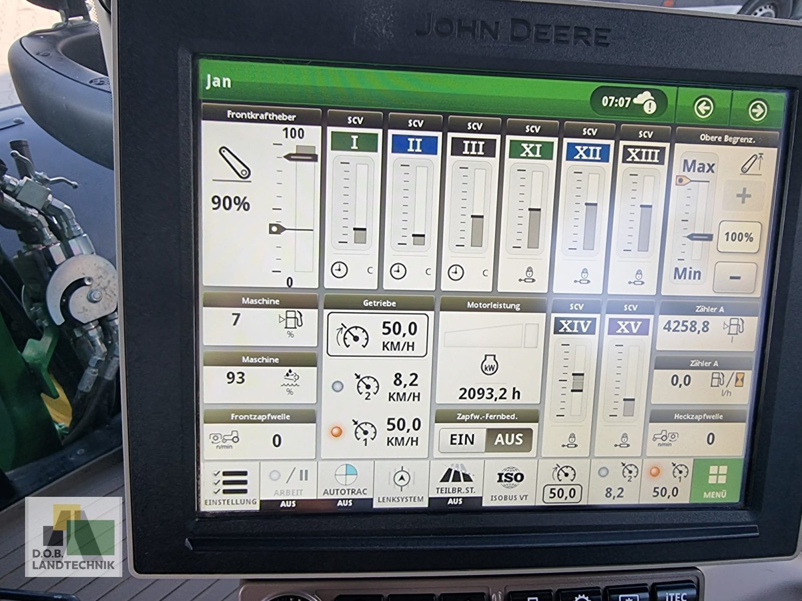 Traktor des Typs John Deere 6R110 6R 110 Garantieverlängerung, Gebrauchtmaschine in Regensburg (Bild 21)