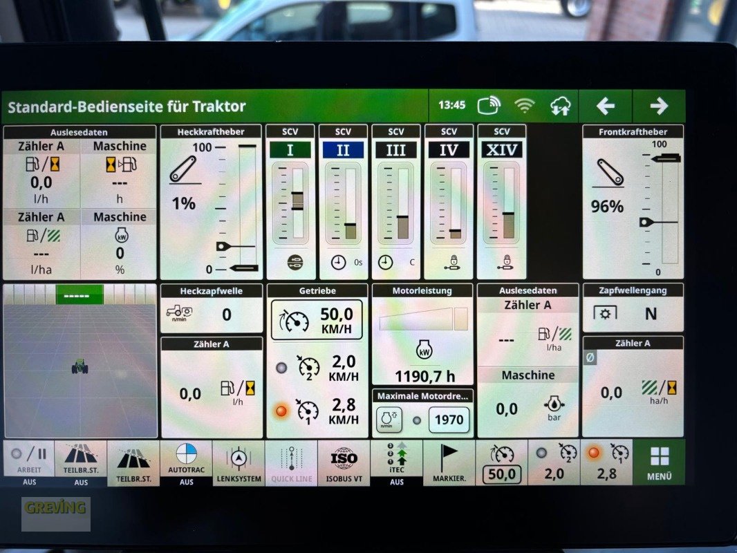 Traktor van het type John Deere 6R130 *Garantieverlängerung*, Gebrauchtmaschine in Ahaus (Foto 13)