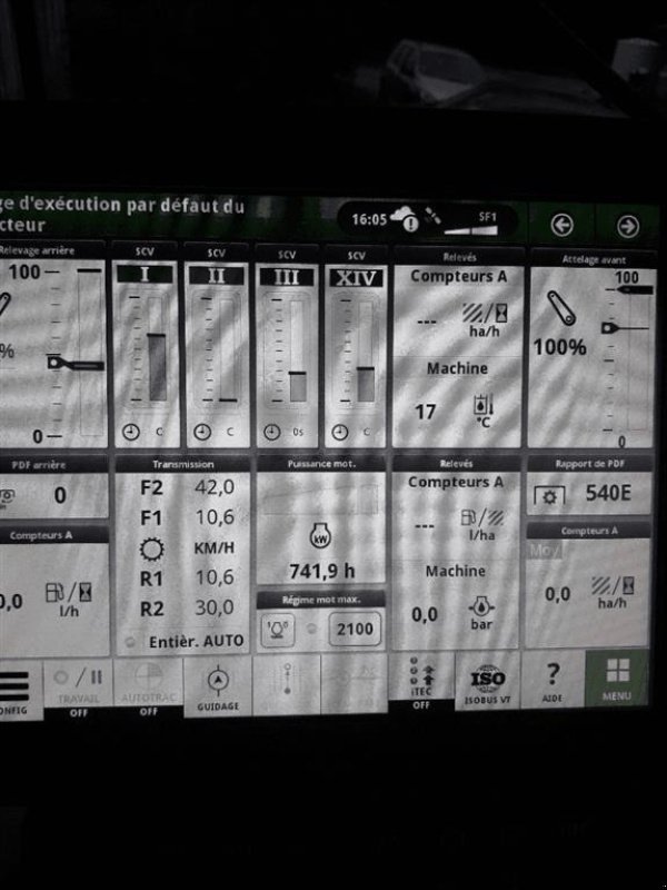 Traktor типа John Deere 6R130 SOLGT!!! To mere på lager!!! Den nyeste 6R model!!! StarFire 6000 antenne. GPS. AutoTrac. Frontlift., Gebrauchtmaschine в Kolding (Фотография 13)