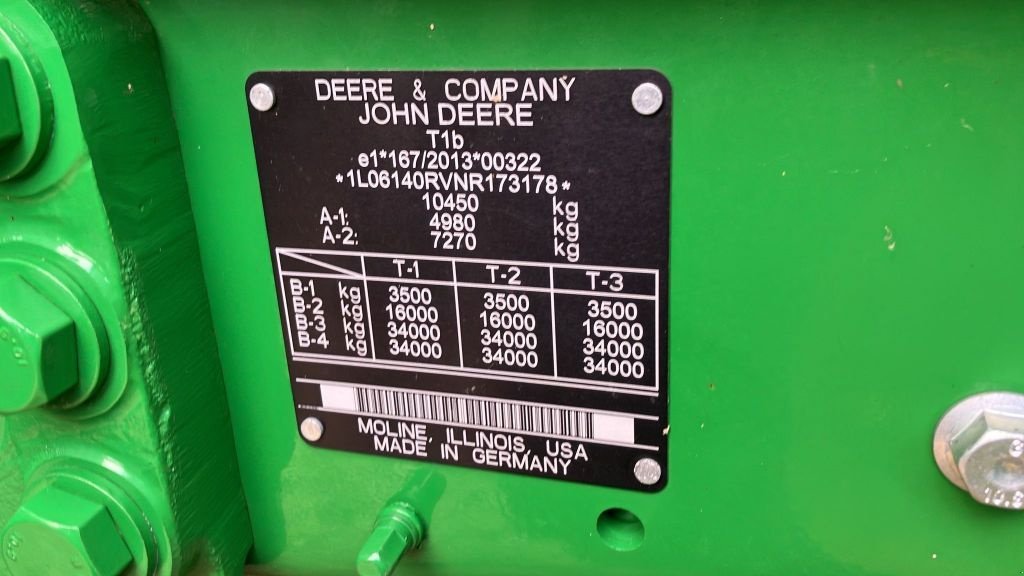 Traktor of the type John Deere 6R140, Gebrauchtmaschine in VIRECOURT (Picture 7)