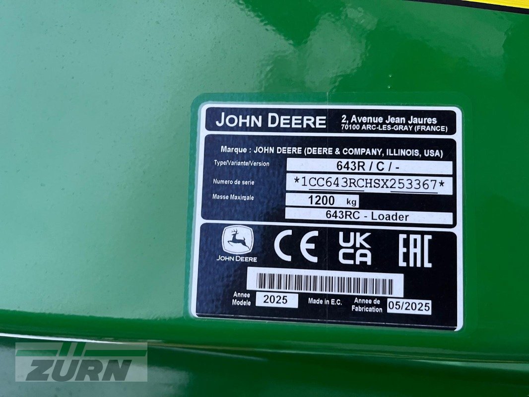 Traktor типа John Deere 6R150 G5 Plus, Gebrauchtmaschine в Kanzach (Фотография 30)