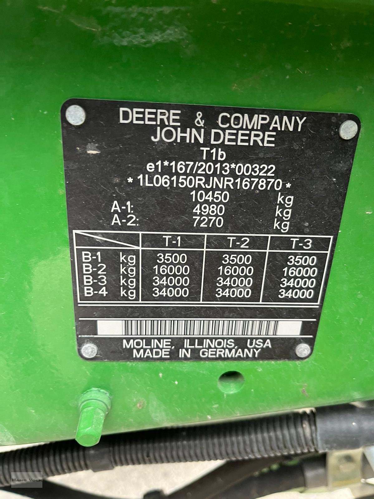 Traktor des Typs John Deere 6R150, Gebrauchtmaschine in Antdorf (Bild 17)