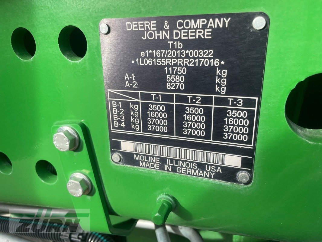 Traktor tipa John Deere 6R155 / 6R 155, Gebrauchtmaschine u Schöntal-Westernhausen (Slika 14)