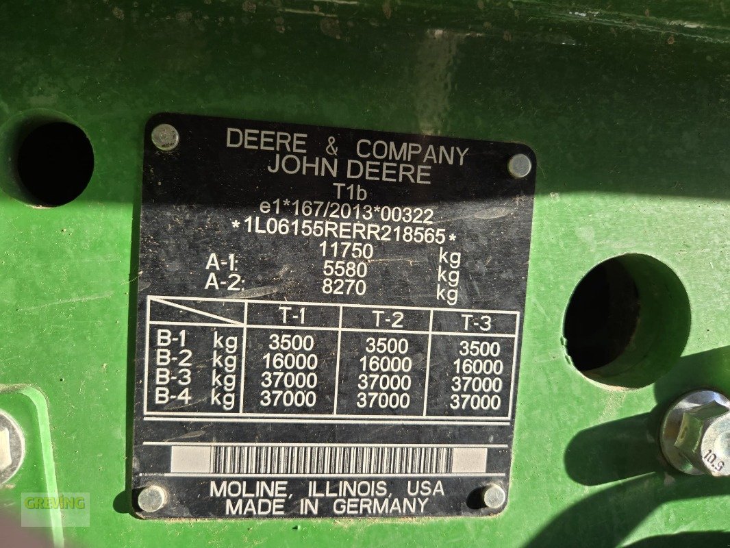 Traktor del tipo John Deere 6R155 inkl. John Deere 643R *Garantieverlängerung*, Gebrauchtmaschine en Polch (Imagen 16)