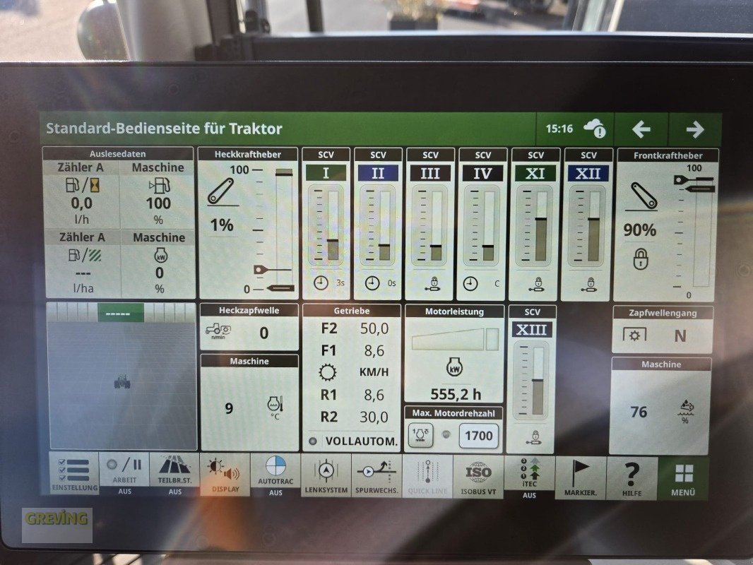 Traktor des Typs John Deere 6R155 inkl. John Deere 643R *Garantieverlängerung*, Gebrauchtmaschine in Polch (Bild 14)