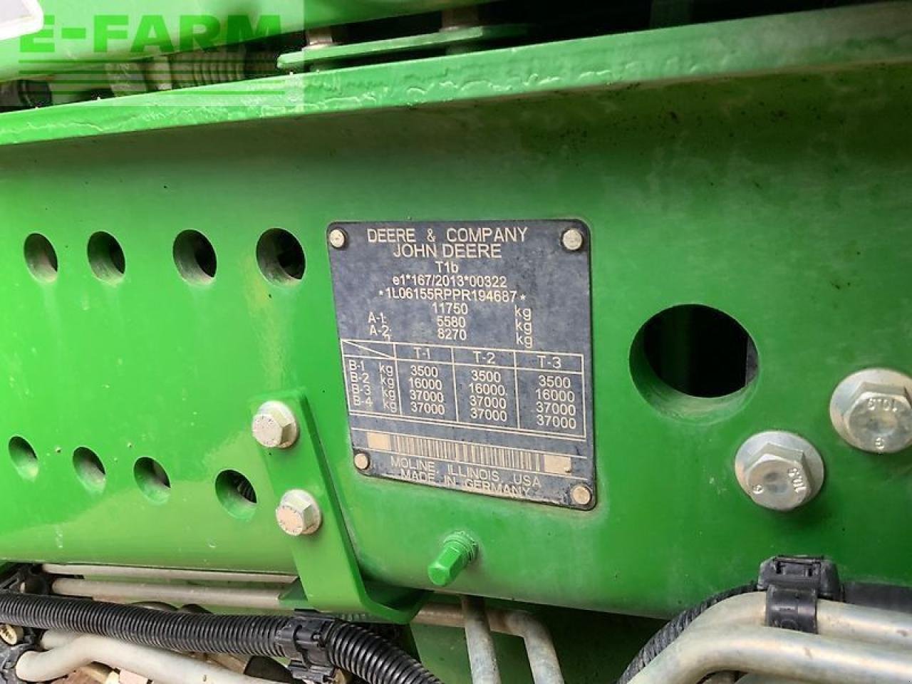 Traktor typu John Deere 6r155 tractor, Gebrauchtmaschine v SHAFTESBURY (Obrázok 16)