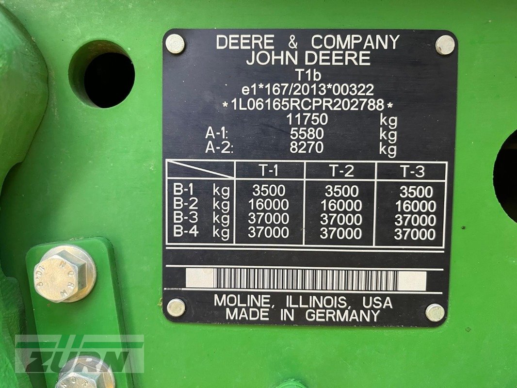 Traktor of the type John Deere 6R165 / 6R 165, Gebrauchtmaschine in Holzgünz - Schwaighausen (Picture 30)
