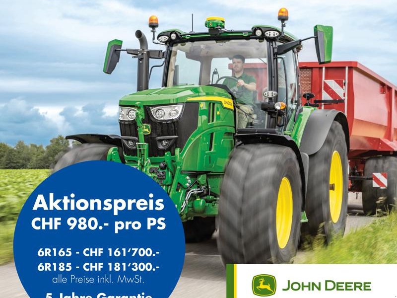 Traktor tip John Deere 6R165, Neumaschine in Regensdorf