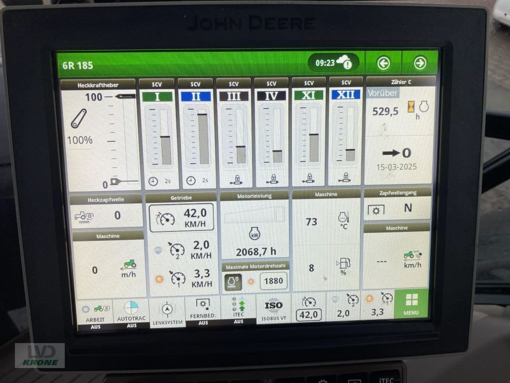 Traktor des Typs John Deere 6R185 Black-Edition, Gebrauchtmaschine in Groß Munzel (Bild 13)