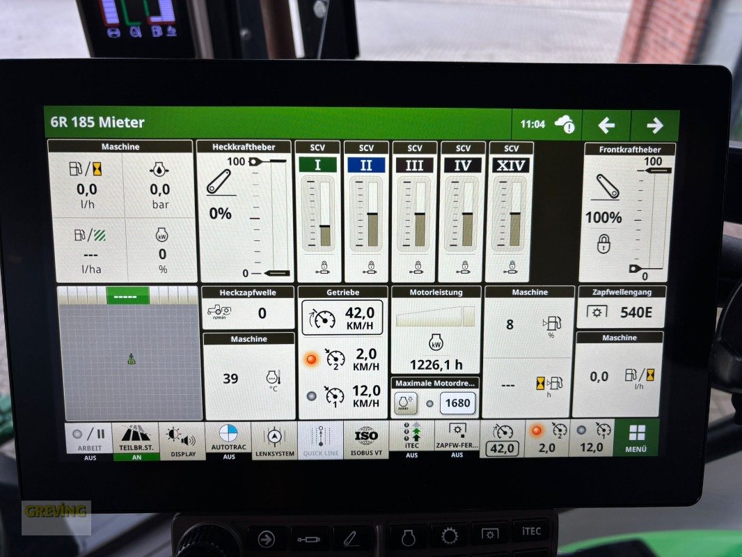 Traktor типа John Deere 6R185 *Garantieverlängerung*, Gebrauchtmaschine в Ahaus (Фотография 15)