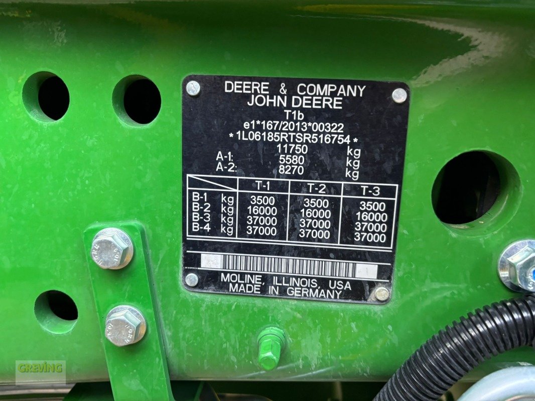 Traktor typu John Deere 6R185 *Garantieverlängerung*, Gebrauchtmaschine v Ahaus (Obrázek 16)