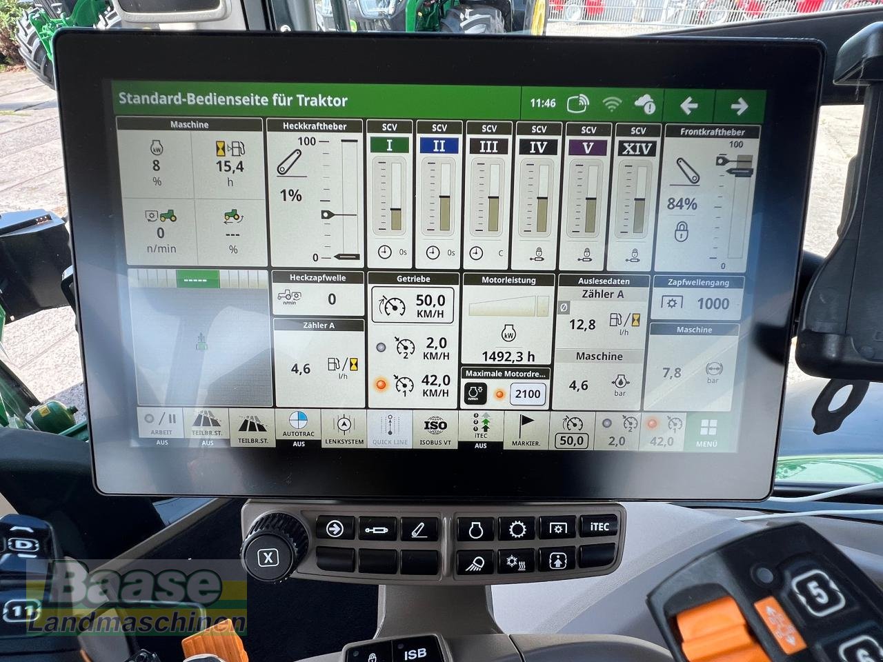 Traktor типа John Deere 6R185 Gen. 5 mit Frontzapfwelle, Gebrauchtmaschine в Holthof (Фотография 17)