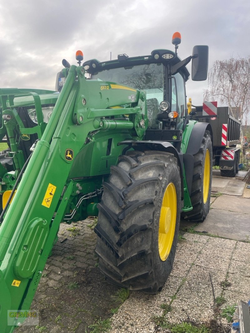 Traktor typu John Deere 6R185 inkl. 663R Frontlader *Kundenauftrag*, Gebrauchtmaschine w Euskirchen (Zdjęcie 3)