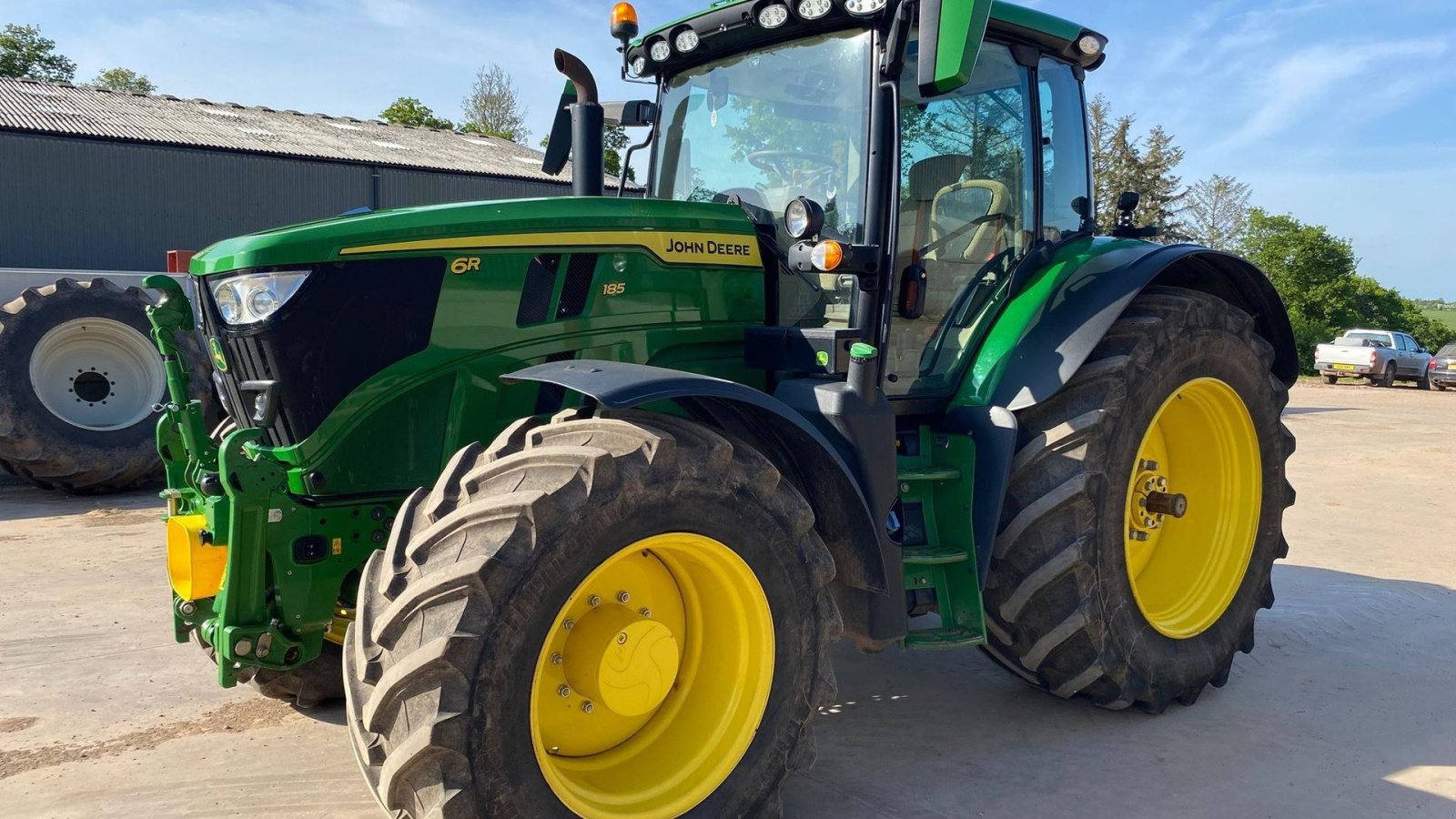 Traktor typu John Deere 6R185 Ny 6R MODEL. Front PTO. GPS StarFire 6000., Gebrauchtmaschine v Kolding (Obrázek 1)