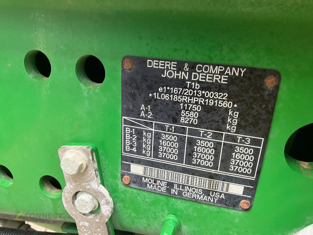 Traktor des Typs John Deere 6R185, Gebrauchtmaschine in Sonnewalde (Bild 9)