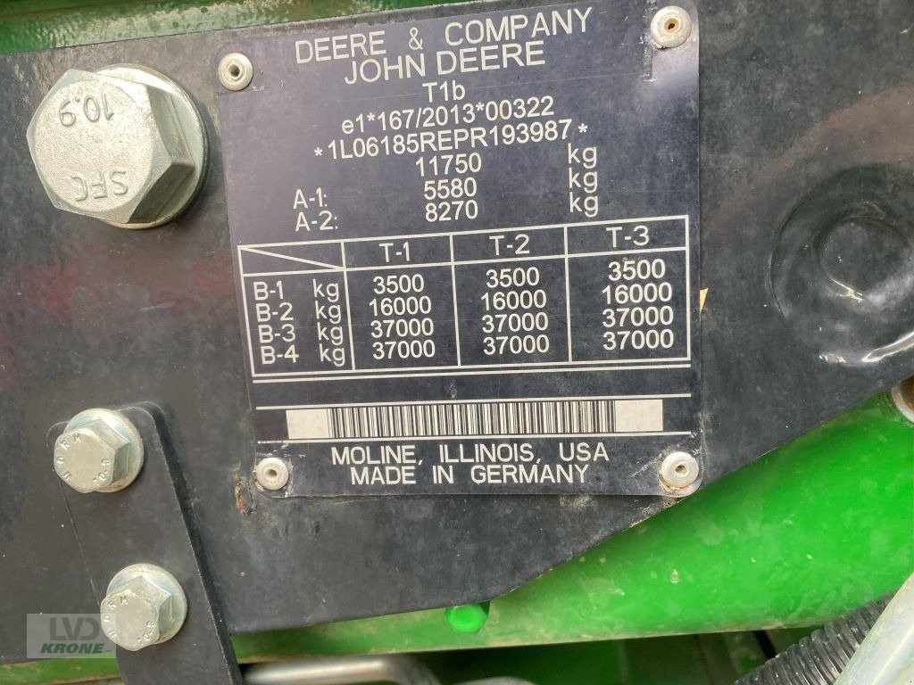 Traktor typu John Deere 6R185, Gebrauchtmaschine v Haverlah (Obrázek 12)