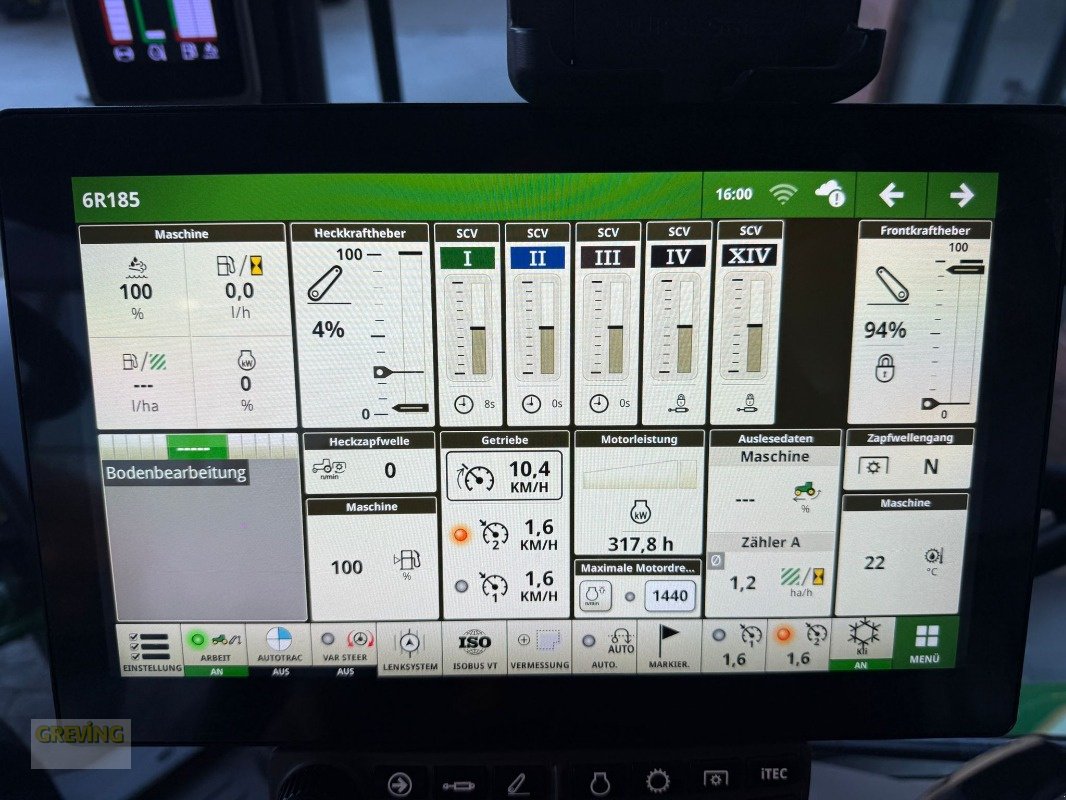 Traktor typu John Deere 6R185, Gebrauchtmaschine v Ahaus (Obrázek 15)