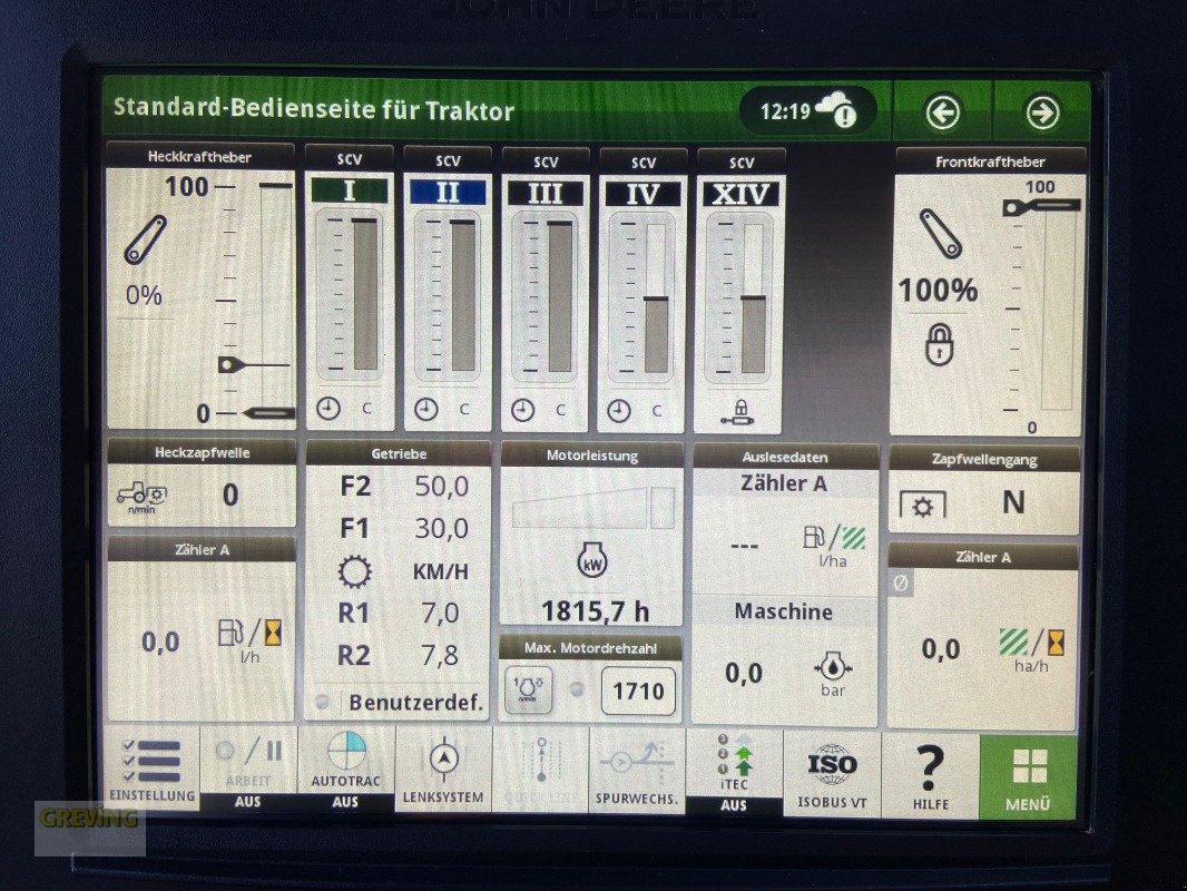 Traktor от тип John Deere 6R185, Gebrauchtmaschine в Ahaus (Снимка 14)