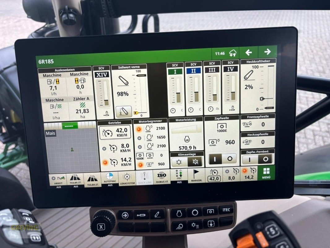 Traktor of the type John Deere 6R185, Gebrauchtmaschine in Ahaus (Picture 12)