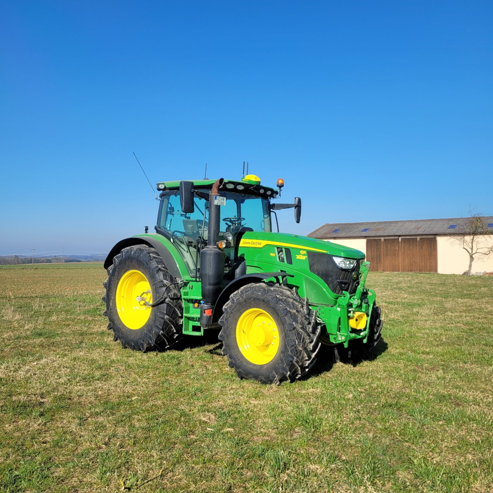 Traktor типа John Deere 6R185, Gebrauchtmaschine в Röttingen - Strüth (Фотография 1)