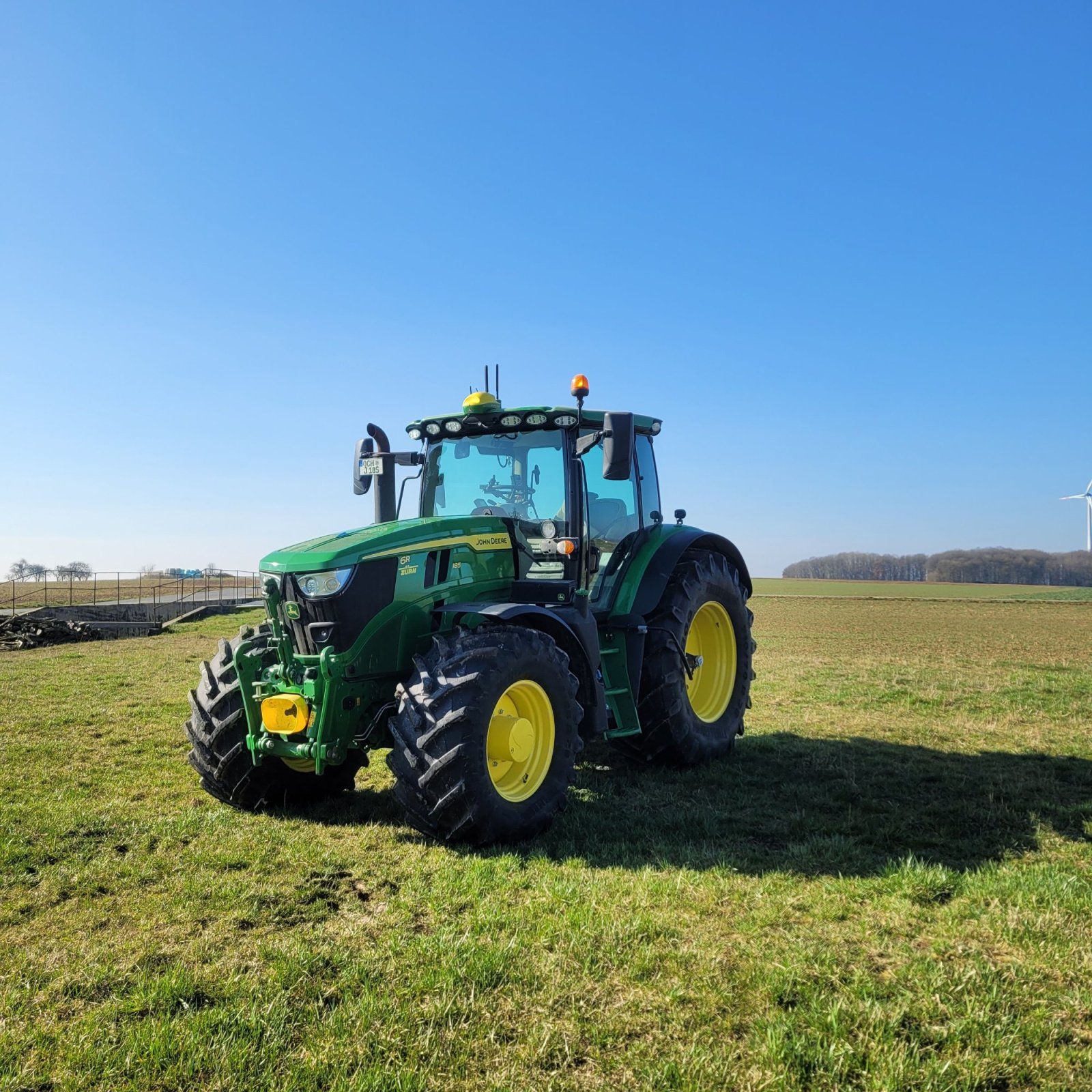 Traktor типа John Deere 6R185, Gebrauchtmaschine в Röttingen - Strüth (Фотография 11)