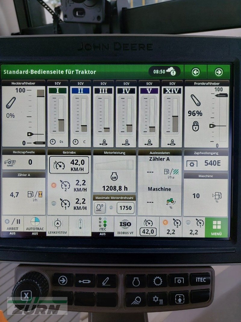 Traktor des Typs John Deere 6R195 / 6R 195, Gebrauchtmaschine in Untermünkheim (Bild 23)