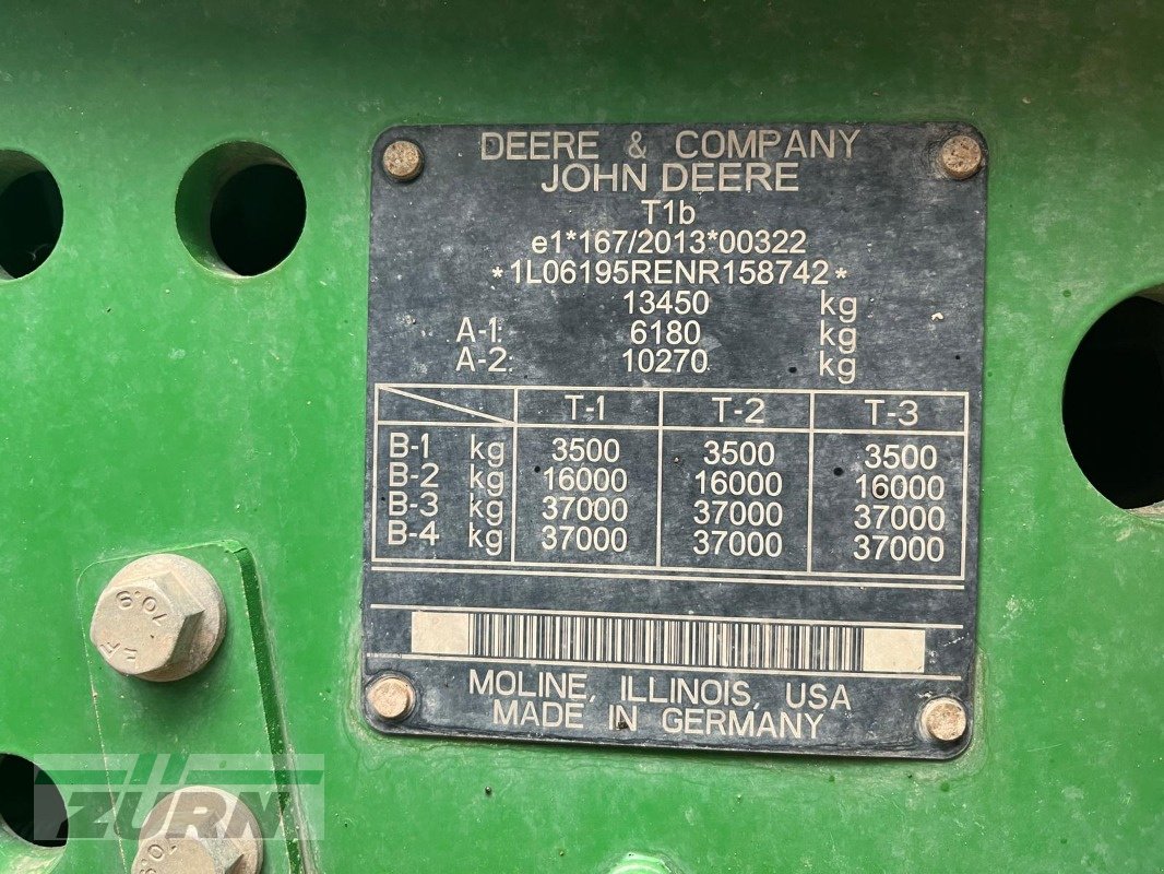 Traktor typu John Deere 6R195, Gebrauchtmaschine v Kanzach (Obrázek 30)
