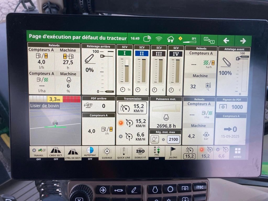 Traktor a típus John Deere 6R195, Gebrauchtmaschine ekkor: HORION HOZEMONT (Kép 2)