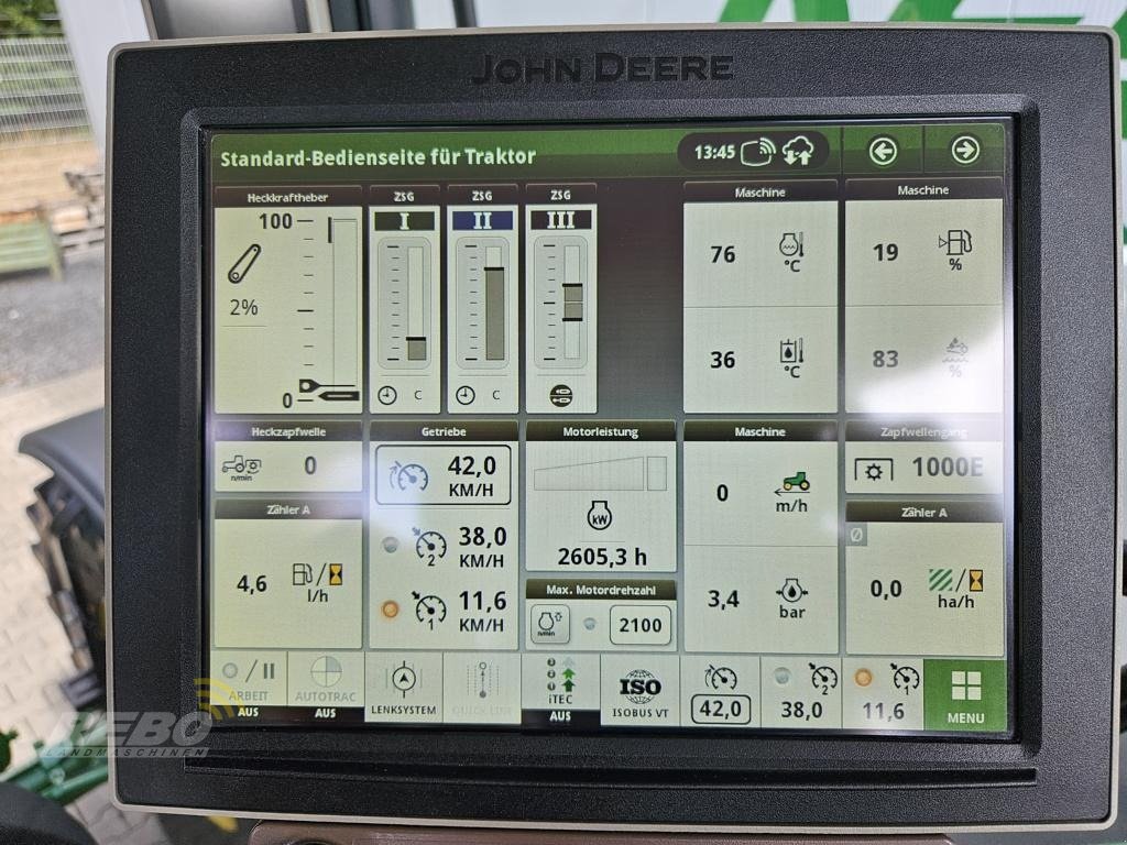 Traktor типа John Deere 6R195, Gebrauchtmaschine в Nordenham (Фотография 13)