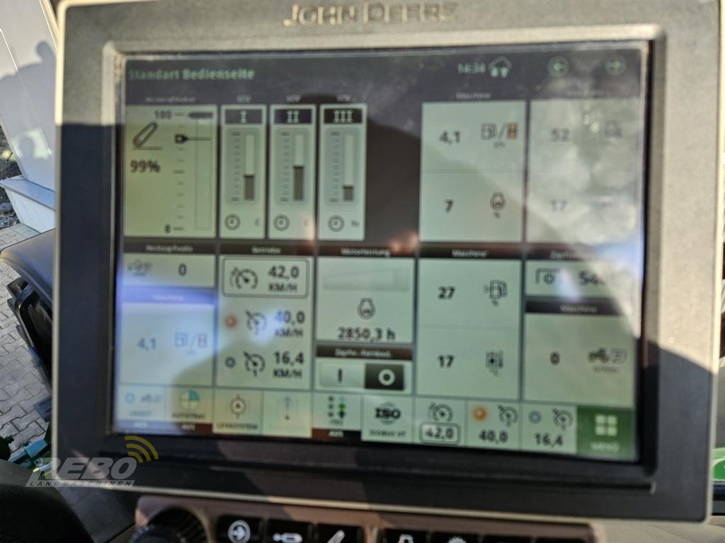 Traktor типа John Deere 6R195, Gebrauchtmaschine в Neuenkirchen-Vörden (Фотография 14)