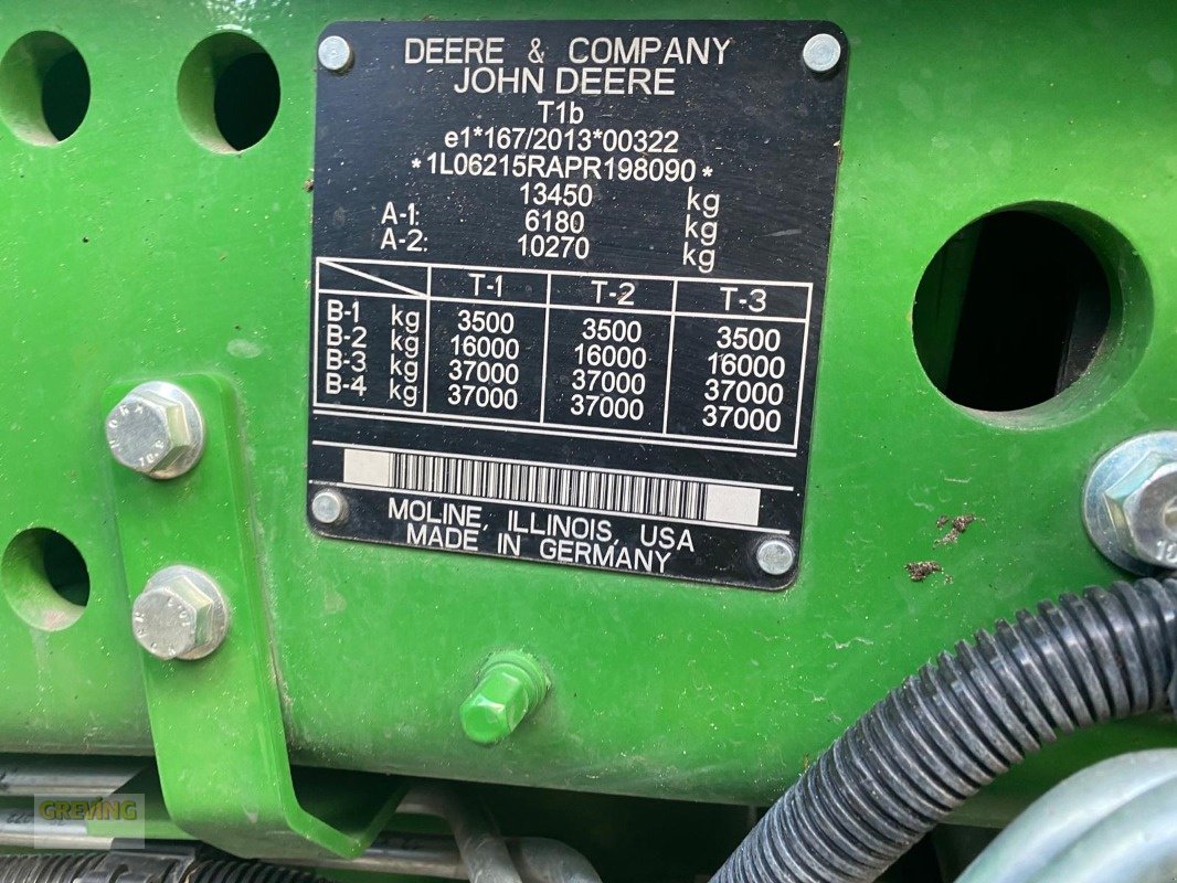 Traktor typu John Deere 6R215/6215R, Gebrauchtmaschine w Ahaus (Zdjęcie 15)