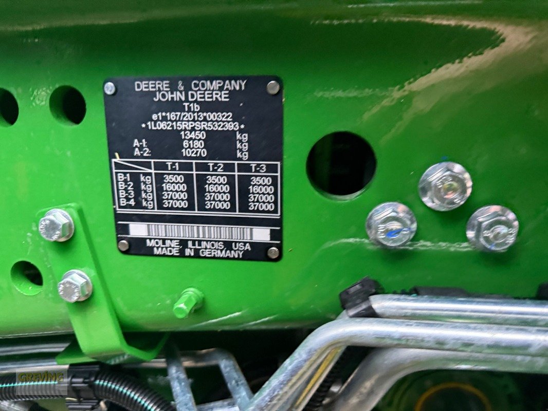 Traktor des Typs John Deere 6R215 *Garantieverlängerung*, Gebrauchtmaschine in Ahaus (Bild 14)