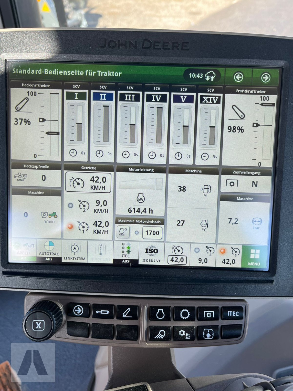 Traktor типа John Deere 6R215, Gebrauchtmaschine в Antdorf (Фотография 14)
